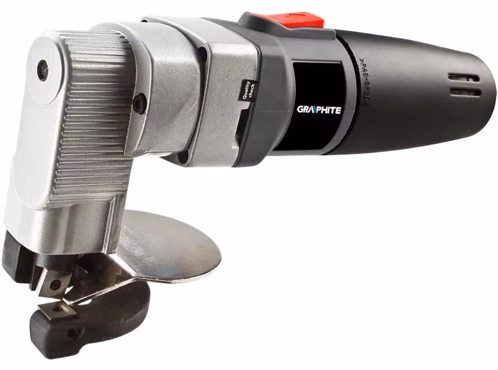 GRAPHITE Cesoie per lamiera diritte 500W, valigetta di trasporto