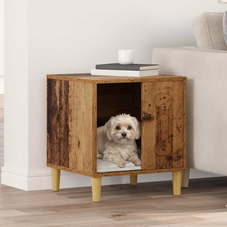 Cuccia per cani vidaXL in legno marrone L 44 cm, P 42 cm, H 49 cm