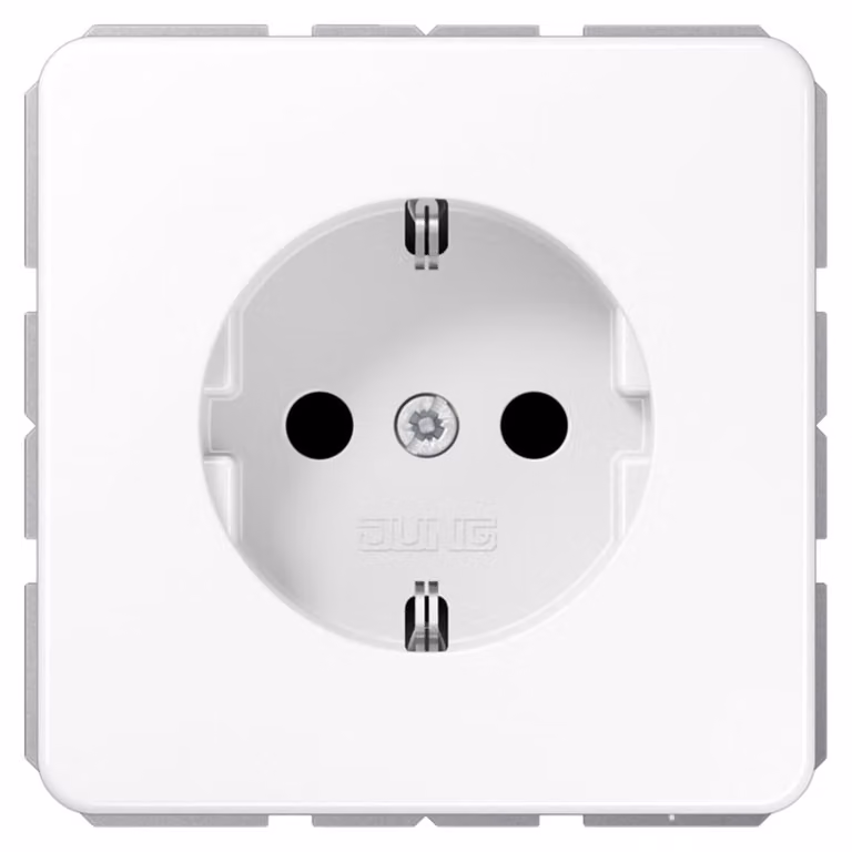 Presa Jung SCHUKO bianco alpino CD 1520 KI WW