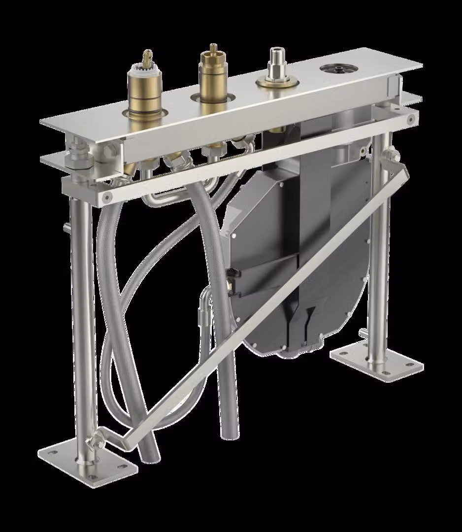 HANSA HANSAcompact Corps encastré pour robinetterie de baignoire, 4 trous, 600 mm, 53020300, 53020300