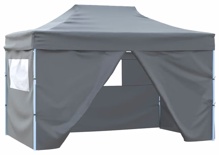 Tenda Party Antracite 280 x 410 x 315 cm Tessuto Oxford