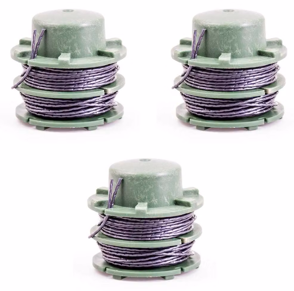 Set di 3 bobine di ricambio per tagliaerba