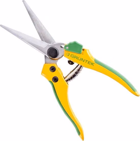 Forbici da giardinaggio da 195 mm ad azione rapida con impugnatura ergonomica, lama di precisione in SK5 e corpo in acciaio forgiato