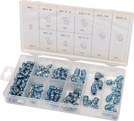 Set di 110 punte per trapano (sistema metrico)