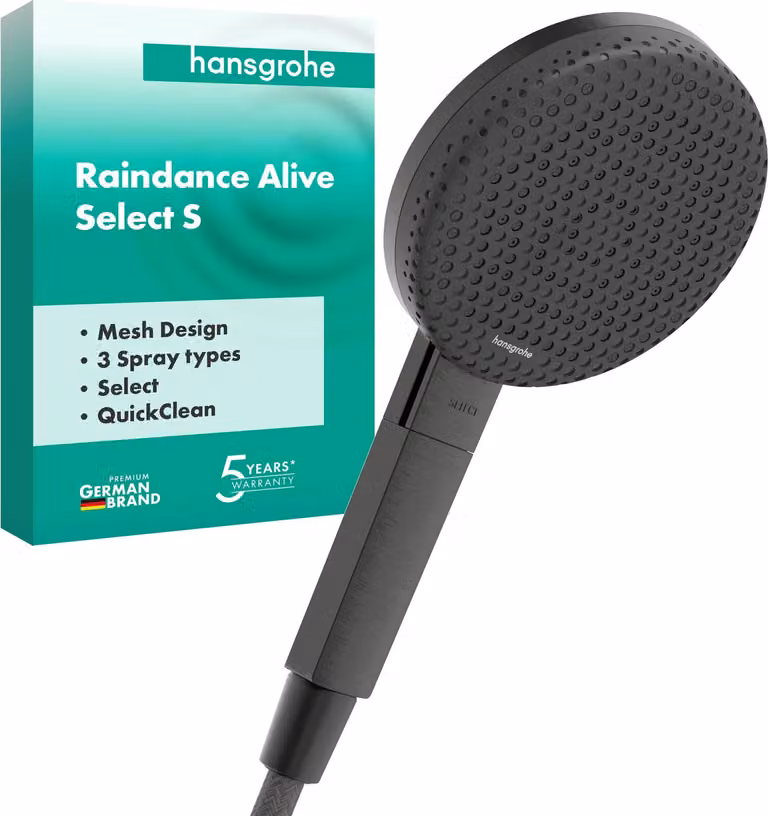 Doccia a mano Raindance Alive Select S 125 3jet BBC, 1 pezzo.