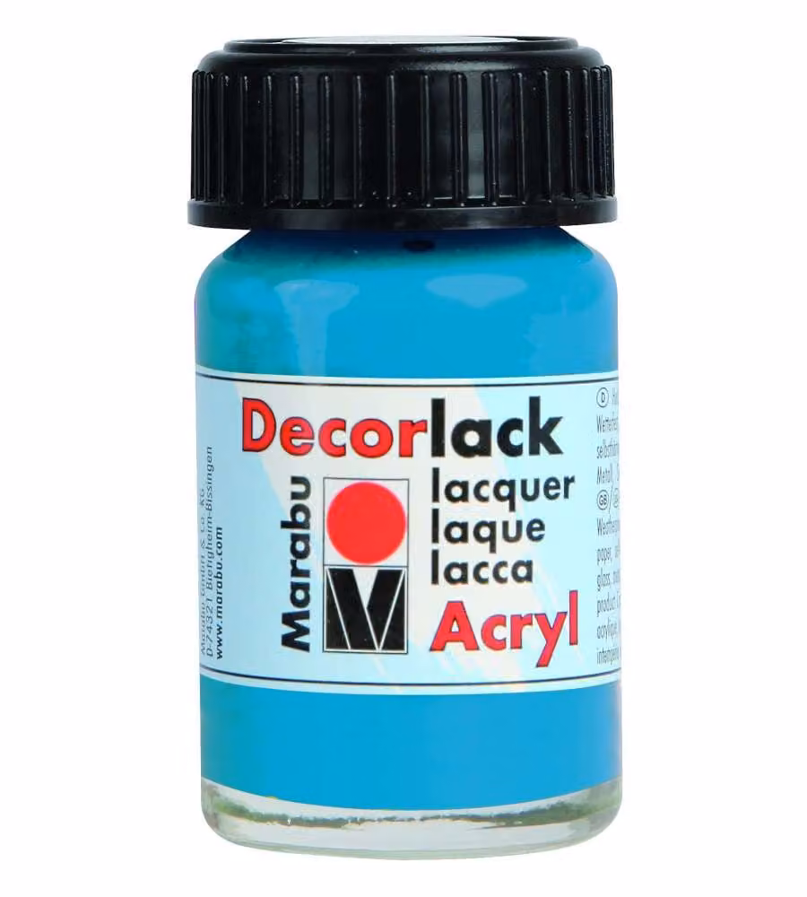 Decorlack Acryl Marabu 15 ml Blu Cyan