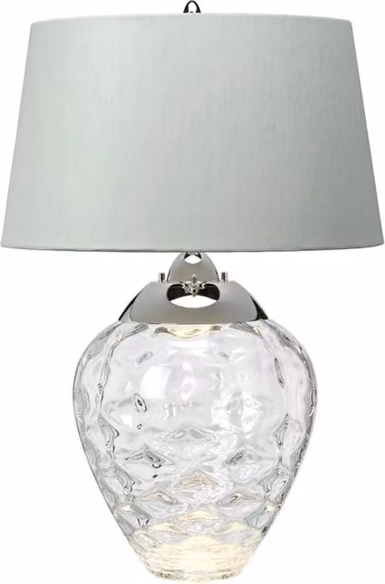 Lampada Da Scrivania Contemporanea Samara In Acciaio Nichel Lucido 1 Luce E27