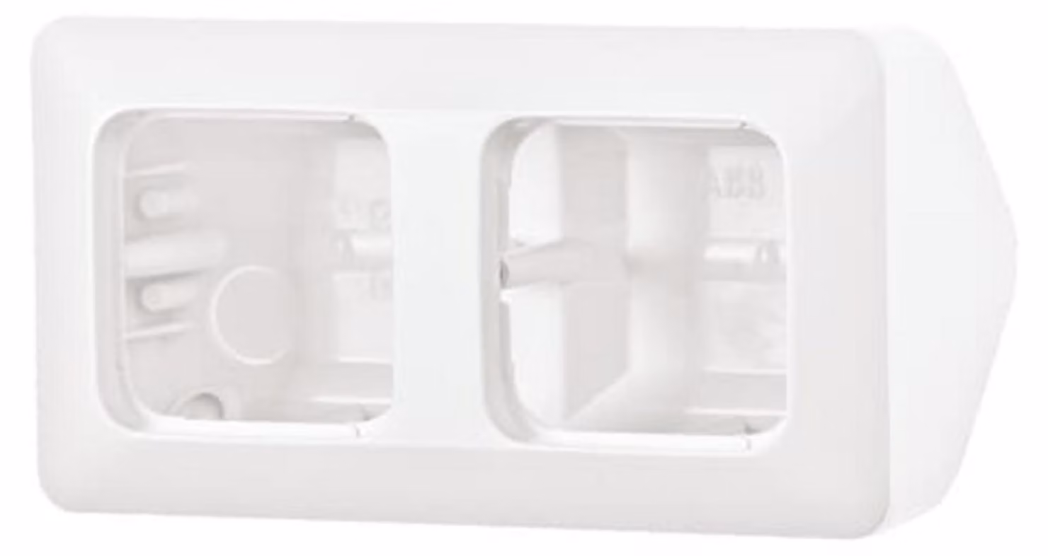 BUSCH-JAEGER Custodia AP 2f Kst aws Reflex SI glz AP-Geh