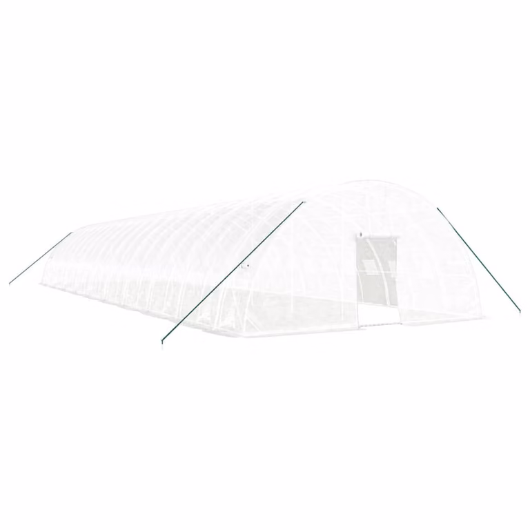 Serra con Telaio in Acciaio Bianco 120 m² 20x6x2,85 m