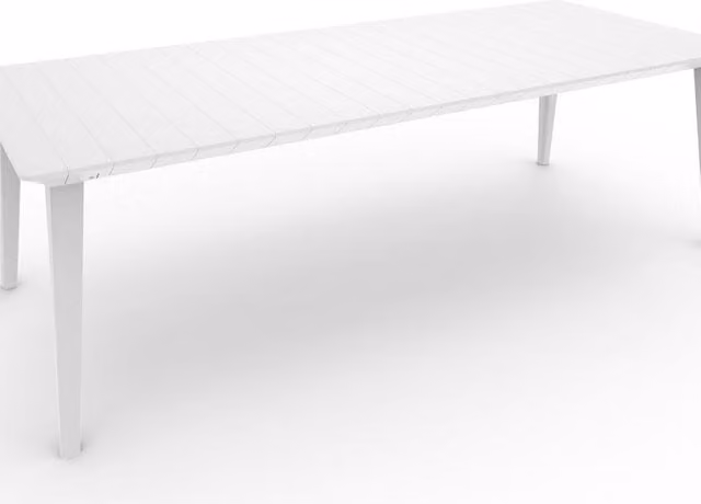 Tavolo da giardino rettangolare Keter Lima in resina bianca L: 235 cm, P: 98 cm, H: 74 cm