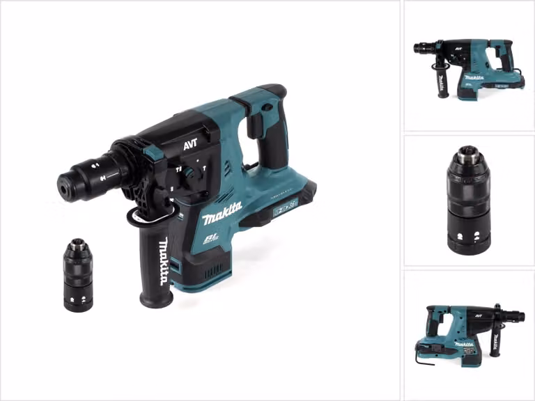 Makita DHR 281 Z Martello rotante a batteria 28 mm Brushless 2 x 18 V 36 V Li-Ion per SDS-PLUS con mandrino a cambio rapido Solo - senza batteria, senza caricabatterie