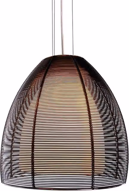 Lampadario a sospensione moderno DEKO-LIGHT a forma di campana in metallo nero con attacco E27, ideale per cucina o sala da pranzo