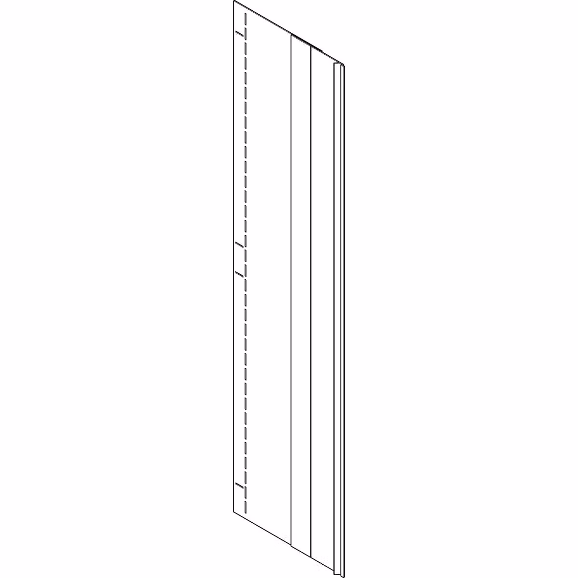 Parete divisoria ABN KU verticale BH6 per alloggiamenti con profondità 340 mm NTW16-3