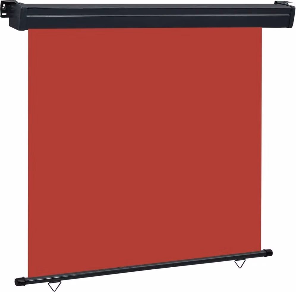 Tenda da sole laterale per balcone 170x250 cm rosso The Living Store