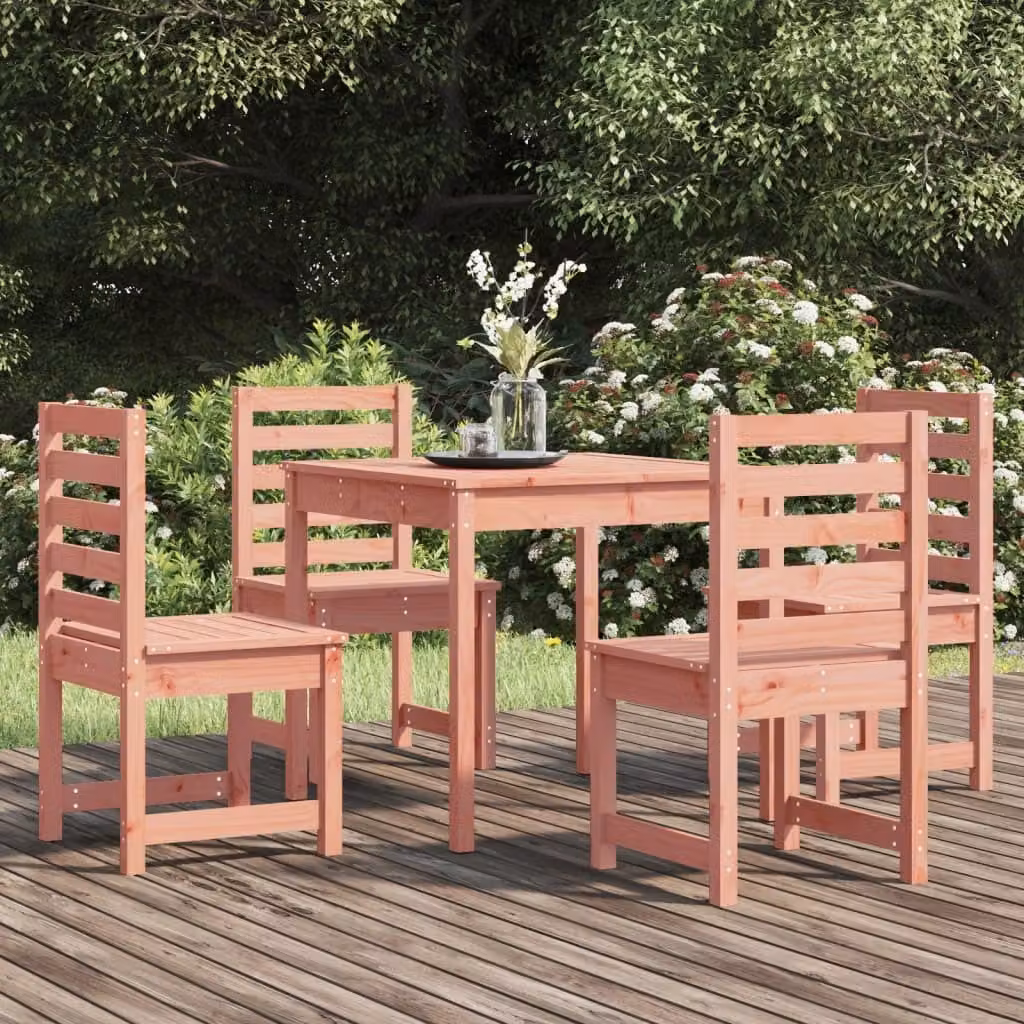 Maison Exclusive - Set da pranzo da giardino in 5 pezzi in legno massello di douglasia