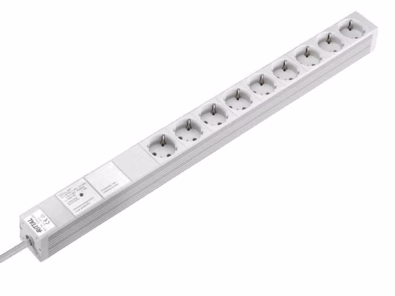 Rittal 7240330 Steckdosenleiste 48,3cm Rittal 9fach Überspannungs&Netzfil