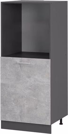 Mobile per forno da incasso R-Line Calcestruzzo/Antracite 60 cm Vicco