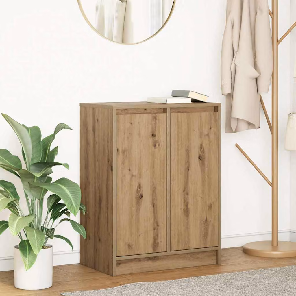 Credenza moderna vidaXL in legno marrone con montaggio a parete L: 57 cm, P: 34 cm, H: 76 cm