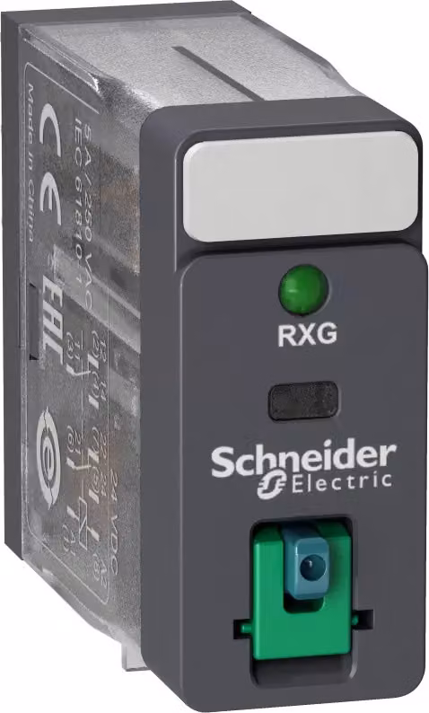 RXG22BD Relè d'interfaccia, 2 contatti in scambio, 24 V, 5 A (RXG22BD)