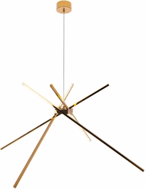 Lampada a sospensione Spider oro moderna LED 33W Maxlight
