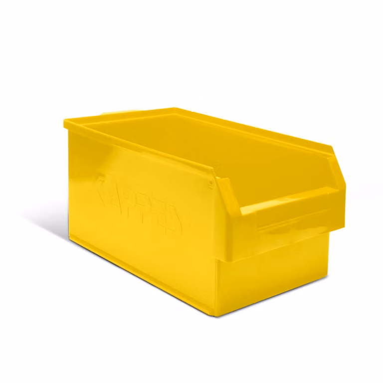 Scatola di immagazzinaggio aperta Protaurus misura 1 in giallo 500x300x250 mm