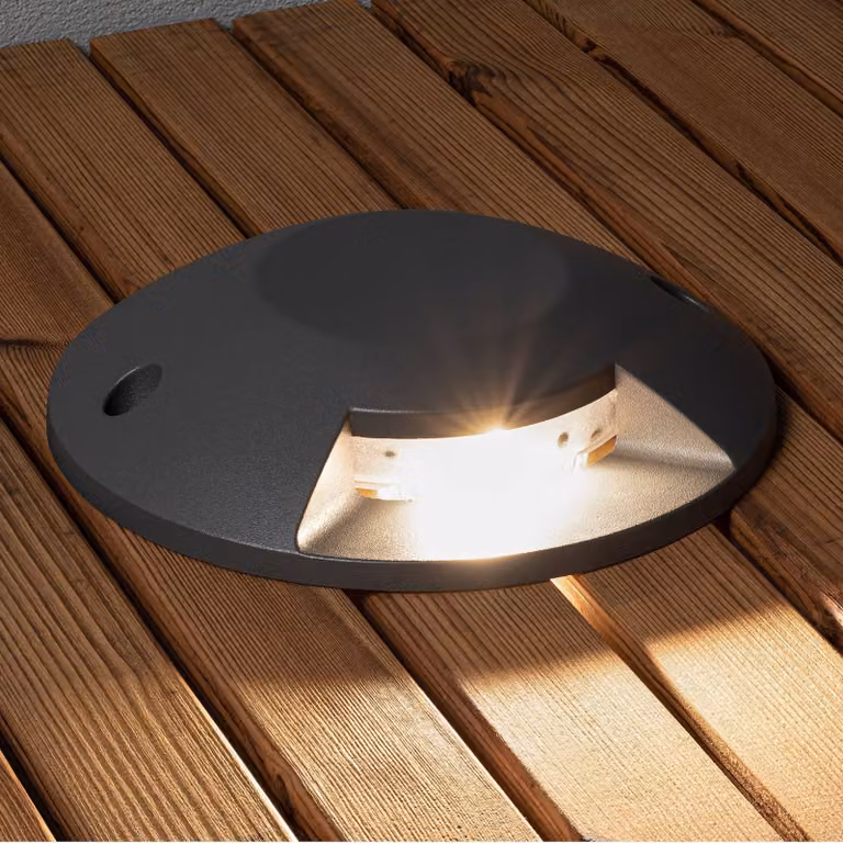 Konstsmide Spot LED da terra 7880-370, 1 luce 7880-370, Nero, Alluminio, Moderno