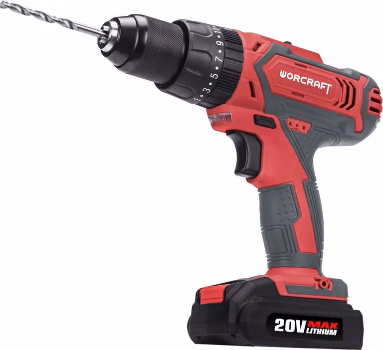 Avvitatore Worcraft CD-20LiH, 20V, 2x Li-ion 2.0Ah, set