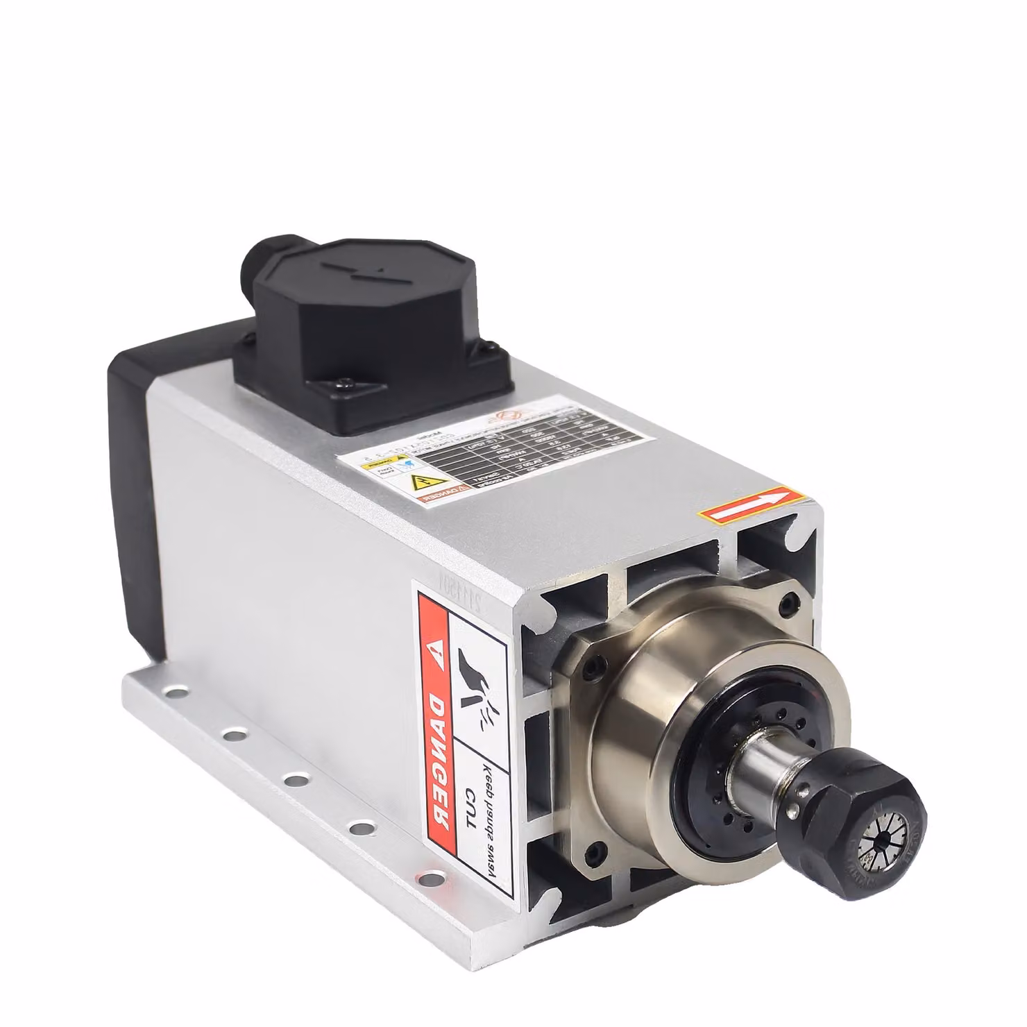 Motore mandrino CNC da 3 kW, attacco ER20, 10-18000 giri/min, inverter HY da 4 kW. * Solo mandrino