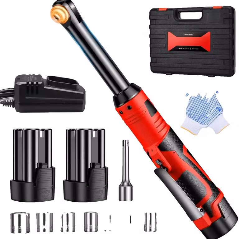 Avvitatore a impulsi, design senza fili, elevata potenza di coppia, SET A -2 (batteria inclusa)