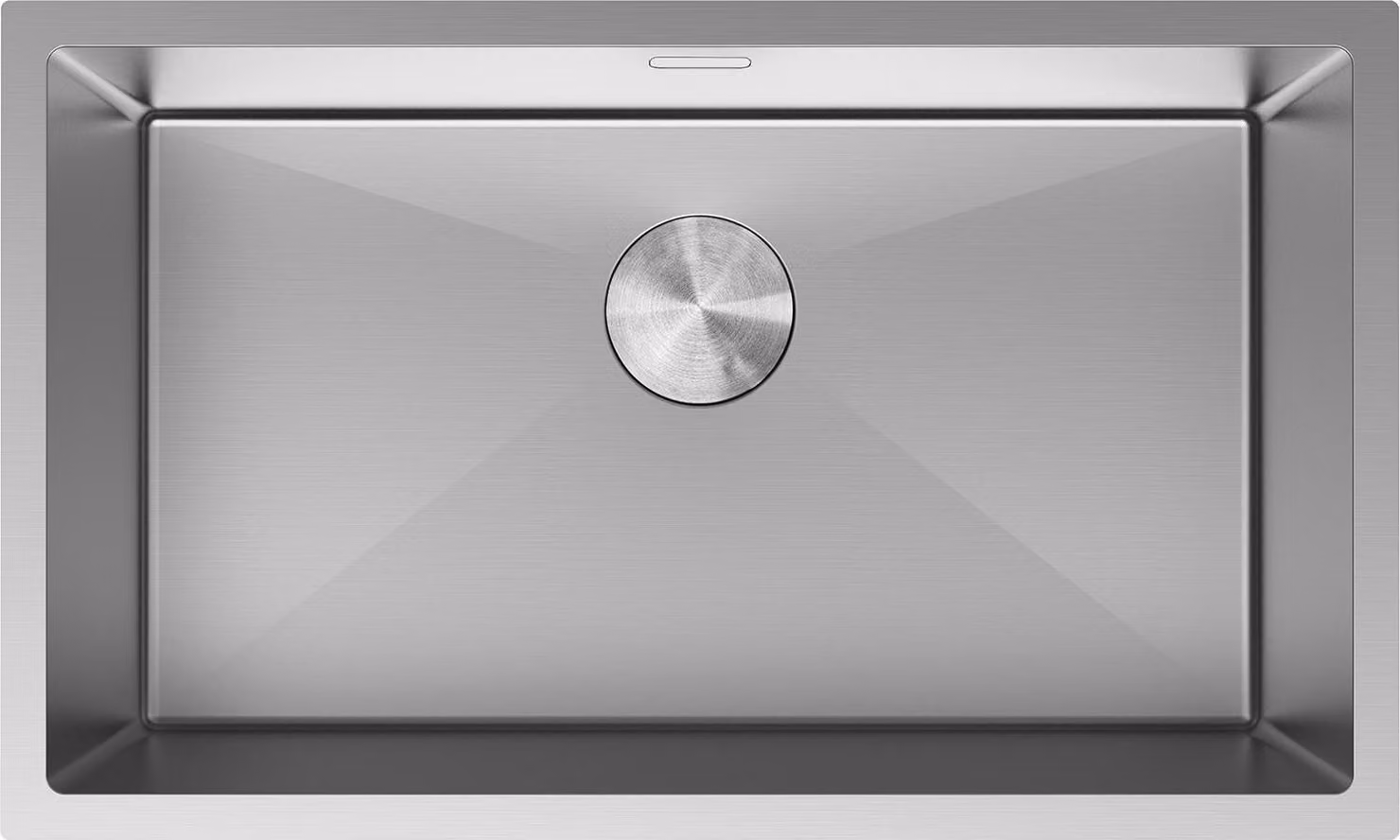 Mexen Trixo lavello in acciaio 1-vasca 750 x 440 mm, inox - 6415751000-01