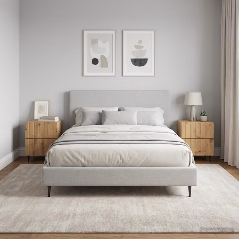 Set di 2 Armadi da Notte vidaXL in Rovere Marrone L: 43 cm, P: 34,5 cm, H: 49,5 cm
