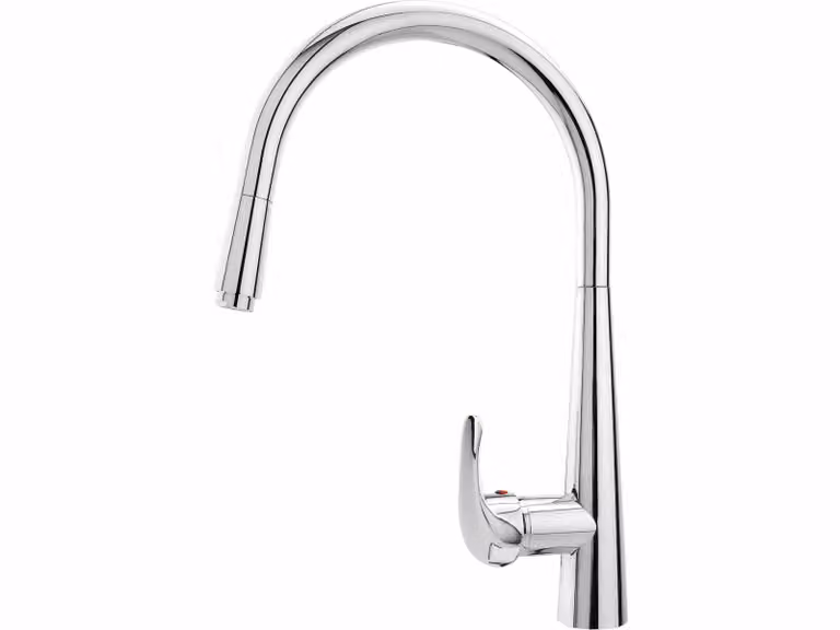 Miscelatore per lavabo con supporto telescopico, braccio superiore, cromo, BALLETTO