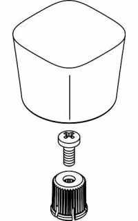 Maniglia 92237000 Rubinetto a colonna Logis, cromato Rubinetto a colonna cromato