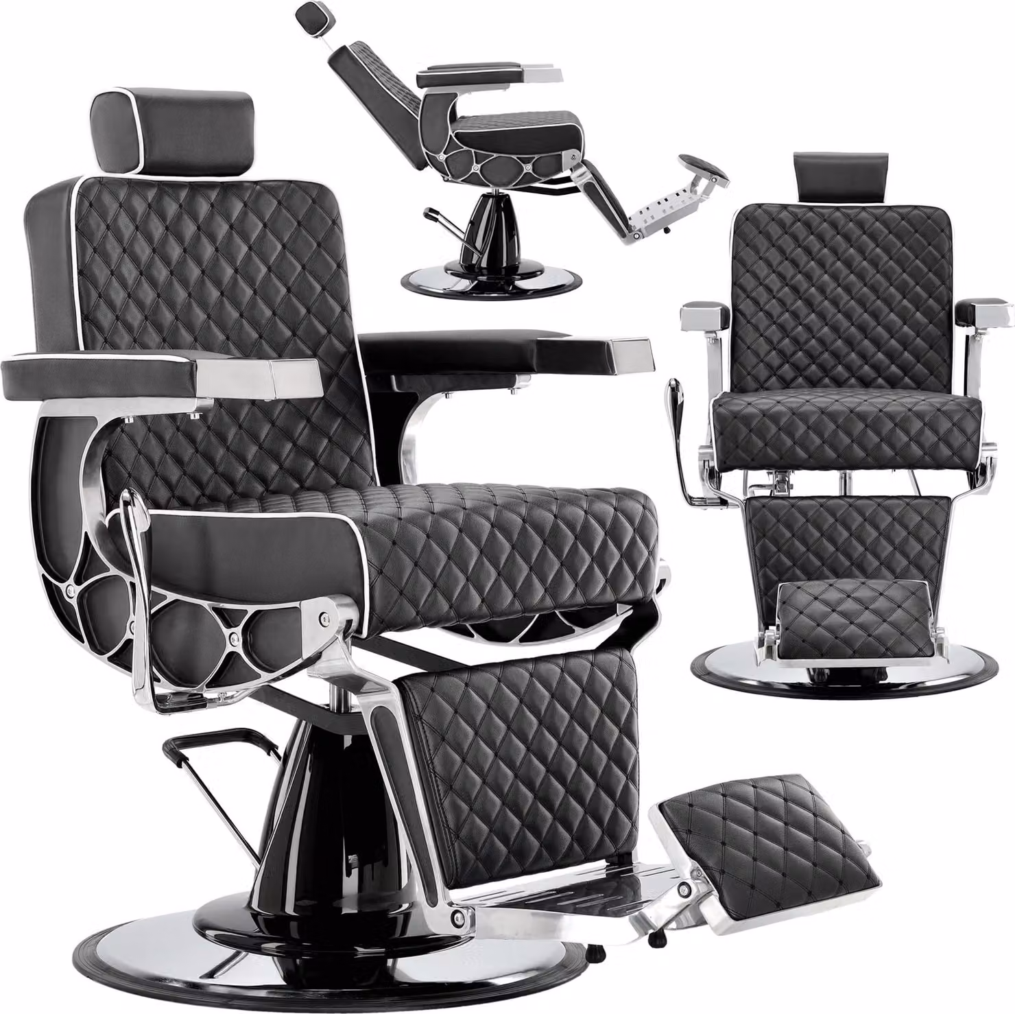 Poltrona da barbiere Connor idraulica per salone di bellezza barber shop Barberking