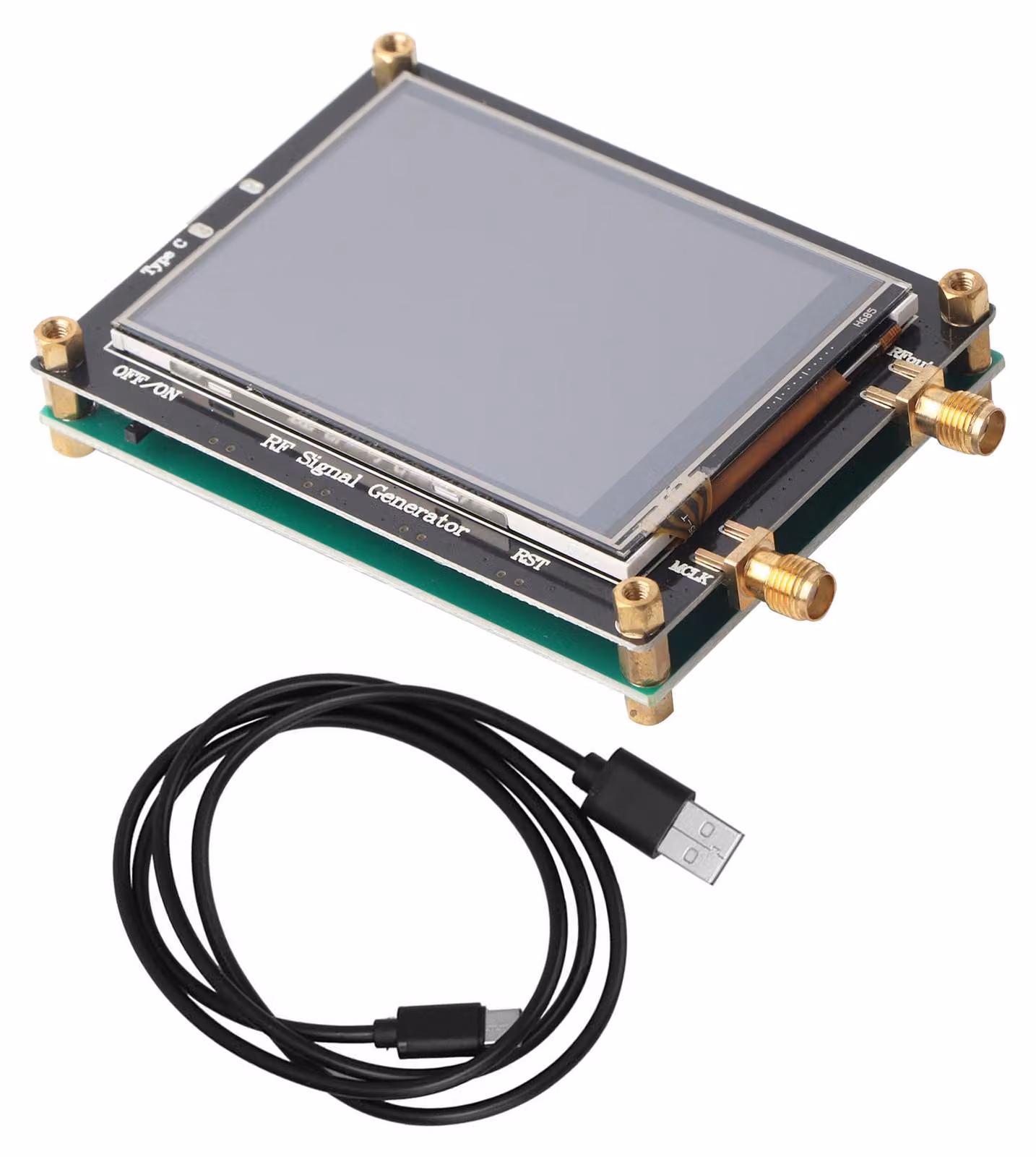 Generatore di segnali, touchscreen completo, frequenza di scansione RF, controllo PC con cavo dati ADF4350/ ADF4351/ ADF435X