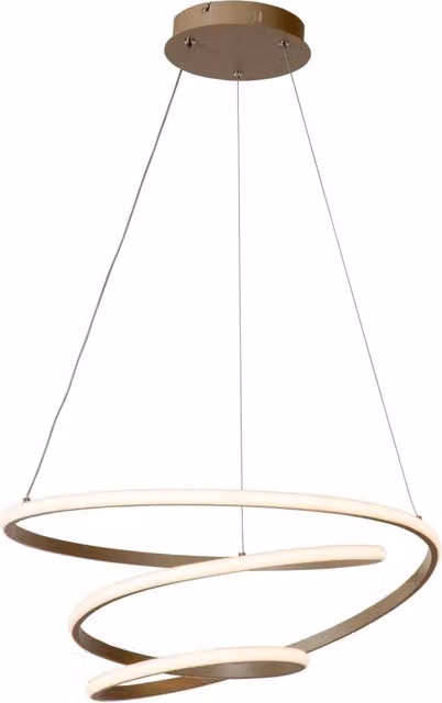 Lampada sospesa LED spirale taupe alluminio ESPIRAL Lucide