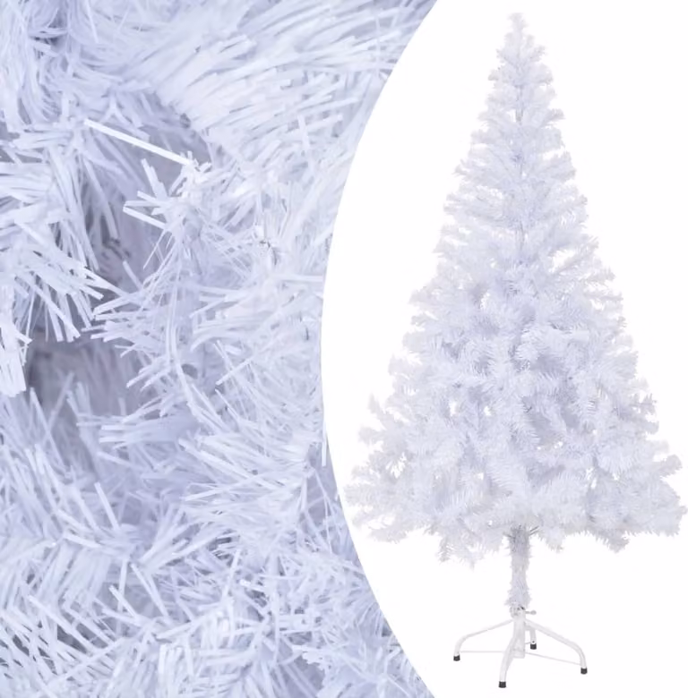 Albero di Natale Preilluminato con Palline 150 cm 380 Rami