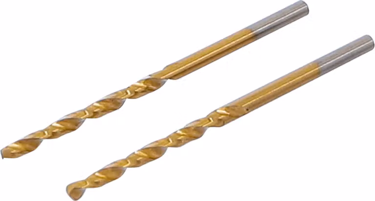 BGS Punte elicoidali HSS-G nitrurate al titanio 2,5 mm 2 pezzi. - 2040-2.5