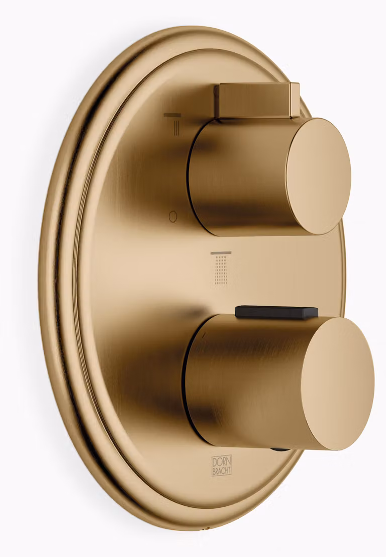 Thermostat encastré MADISON de Dornbracht avec régulation de débit à trois voies, 36427977-39, 36427977-39