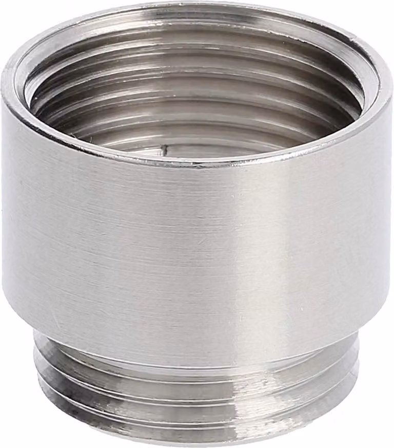 Raccordo adattatore LAPP PG/M da PG11x1,41 a M20x1,5 MZM-PG/M rotondo in ottone (CuZn) nichelato, filettatura di collegamento