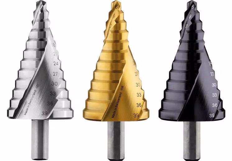 Punta a gradini HSS-TiN, 6 - 39 mm, 10 mm, 93,5 mm, 12 gradini