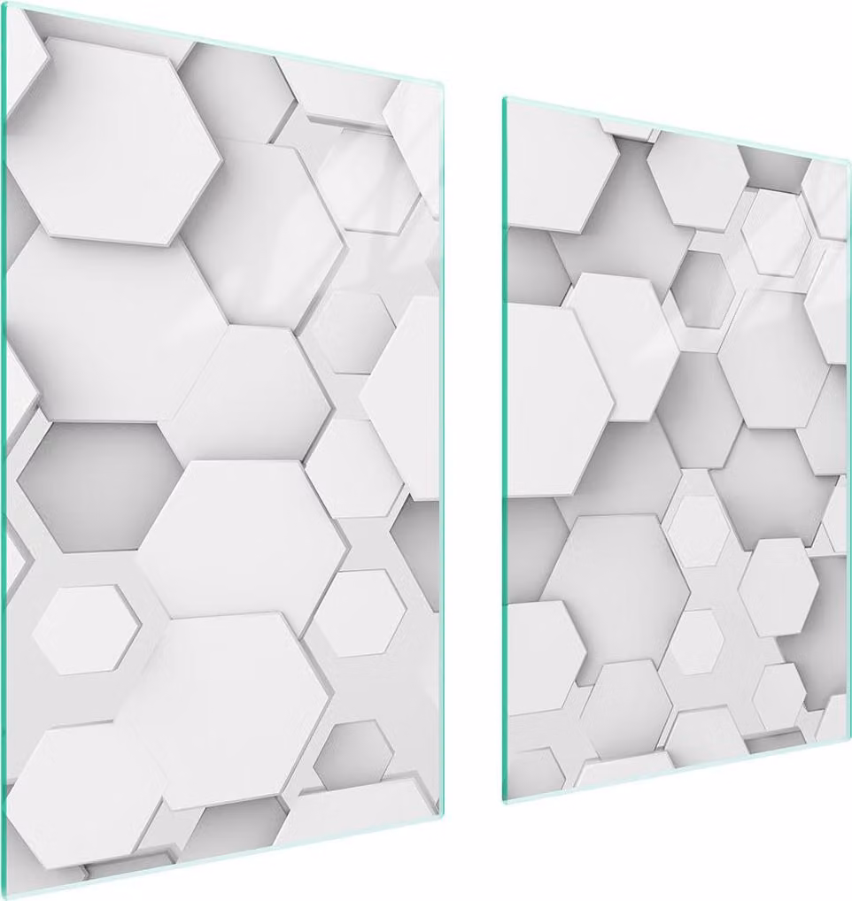 Pannello Di Protezione In Vetro Per La Cucina 65X52 Pattern