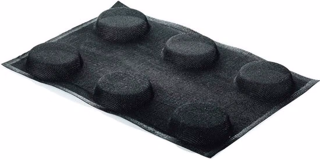 Stampo da forno rotondo in silicone con microforature per una cottura uniforme