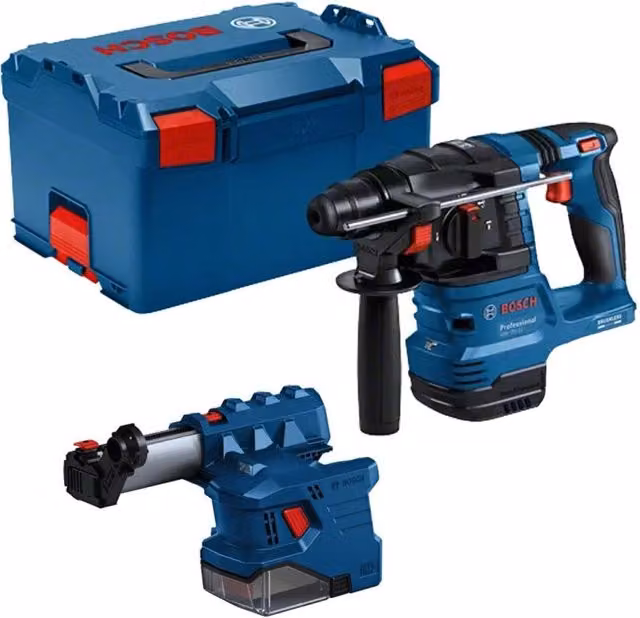 Martello Perforatore Bosch GBH 18V-22 Blu con L-Boxx 238 e GDE 18V-12