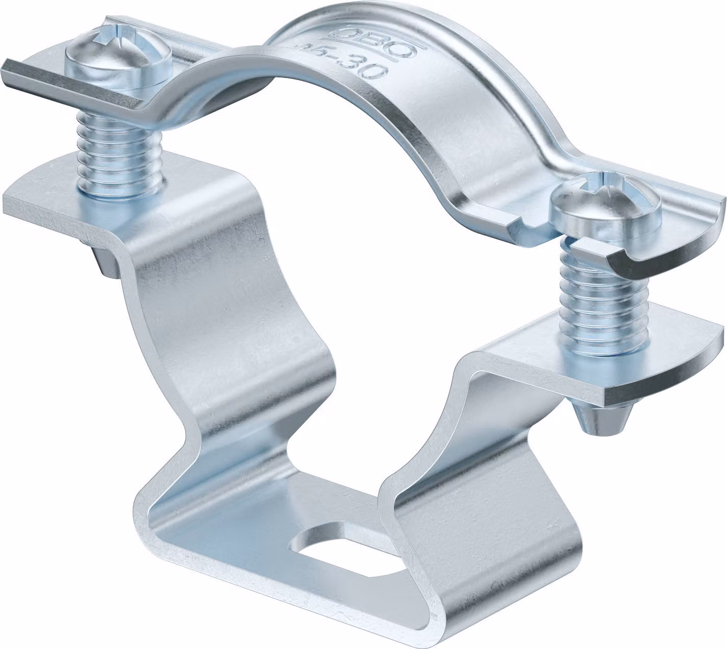 OBO® Morsetto distanziatore Bettermann con foro asolato 25-30 mm