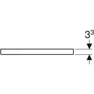 Geberit 502357JL1 Maniglia, L:45cm