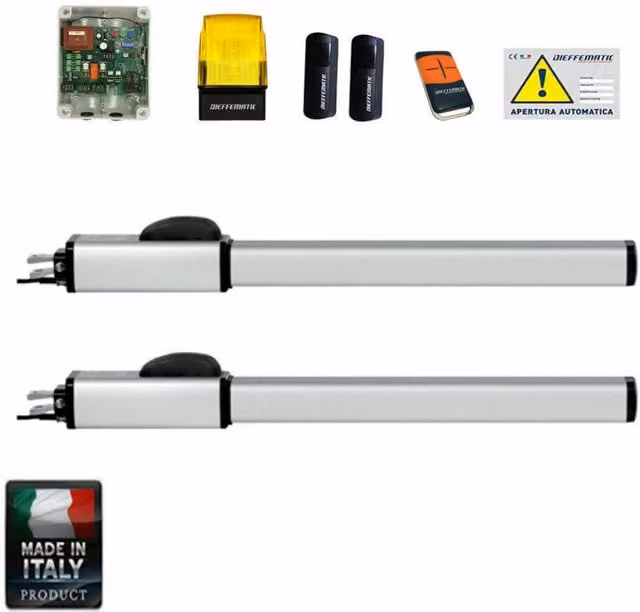 KIT CANCELLO AUTOMATICO BATTENTE SI ADATTA A FAAC LEADER 402 230V CBC PH1 240