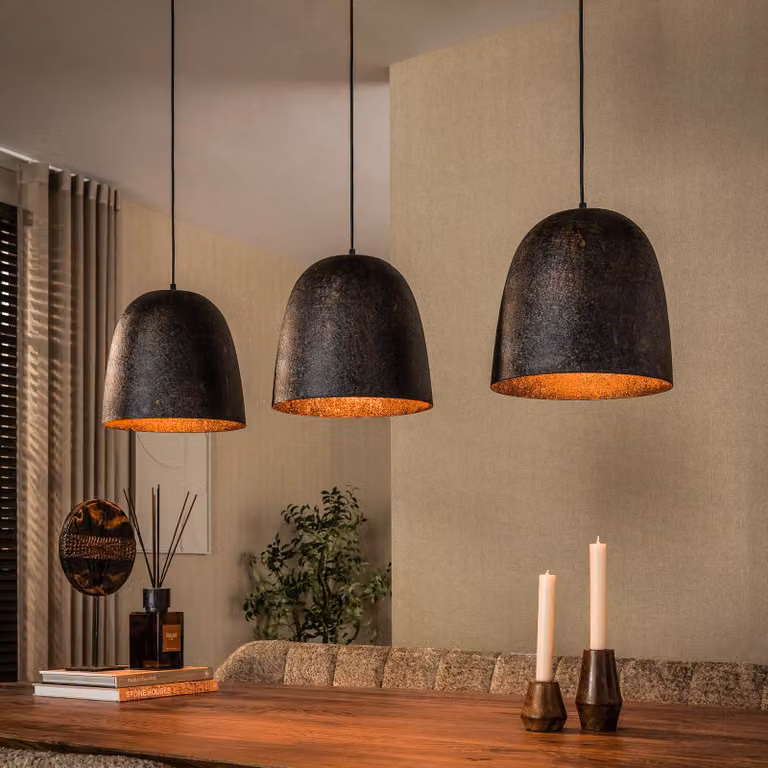 ZIJLSTRA Lampada a sospensione Nova, dimmerabile, Nero, Soggiorno / Sala da pranzo, Metallo, Scandinavo, Lampada a sospensione