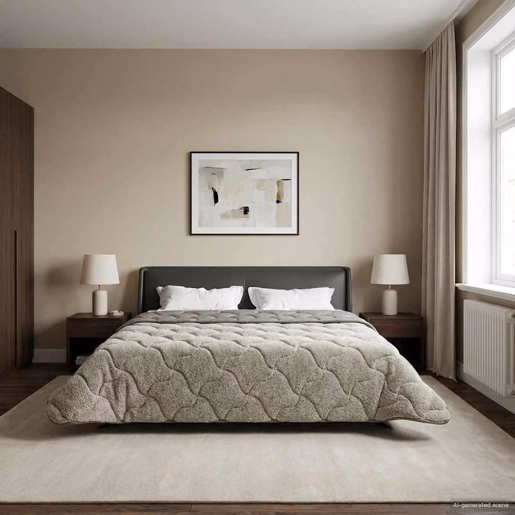 Piumino estivo reversibile in microfibra traspirante vidaXL, Grigio, L 240 x P 220 cm