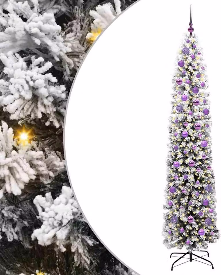 Albero di Natale artificiale con 300 LED Verde 210 cm
